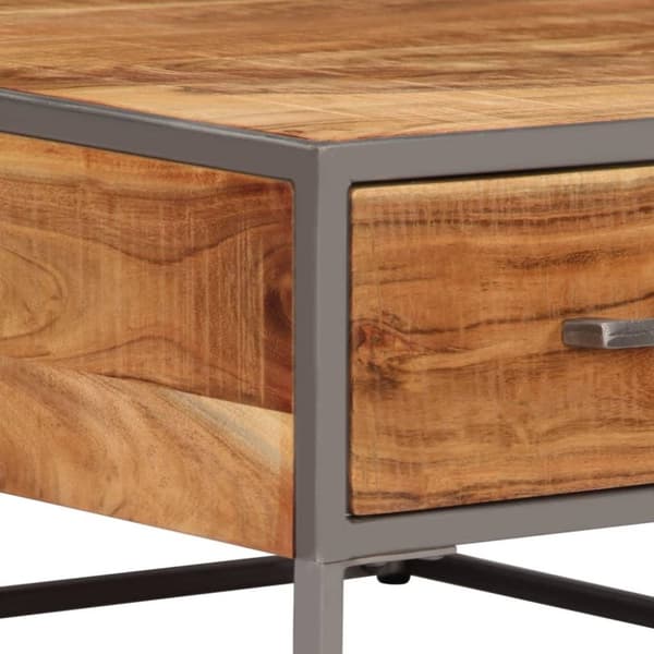 vidaXL Sofabord 75x75x35 cm heltre akasie change2