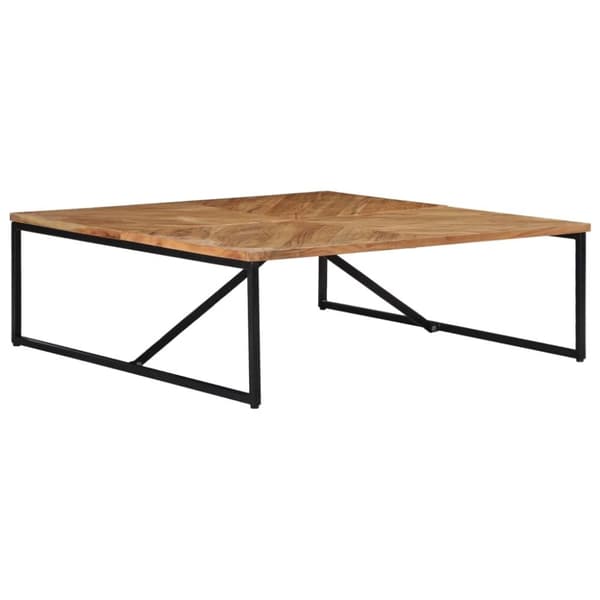 vidaXL sofabord 110 x 110 x 36 cm massivt akacietræ