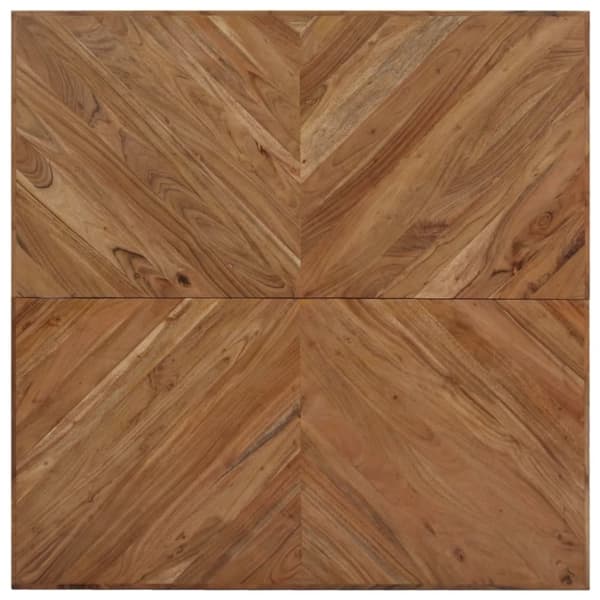 vidaXL sofabord 110 x 110 x 36 cm massivt akacietræ