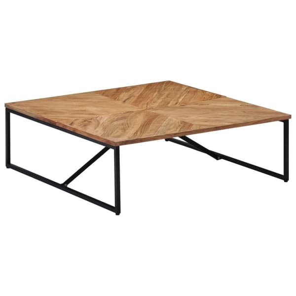 vidaXL sofabord 110 x 110 x 36 cm massivt akacietræ