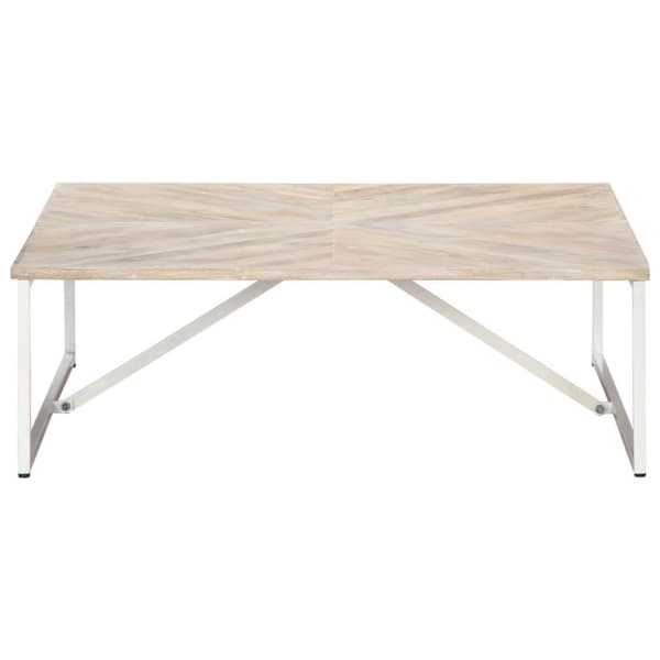 vidaXL sofabord 110 x 110 x 36 cm massivt mangotræ