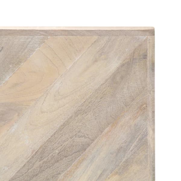 vidaXL sofabord 110 x 110 x 36 cm massivt mangotræ