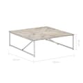 Miniatyrbillede 8 af 10: vidaXL sofabord 110 x 110 x 36 cm massivt mangotræ