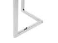 Miniatyrbild 6 av 7: Soffbord Silver Transparent Metall Glas 120 x 60 cm Modern