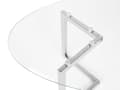 Miniatyrbild 7 av 7: Soffbord Silver Transparent Metall Glas 120 x 60 cm Modern