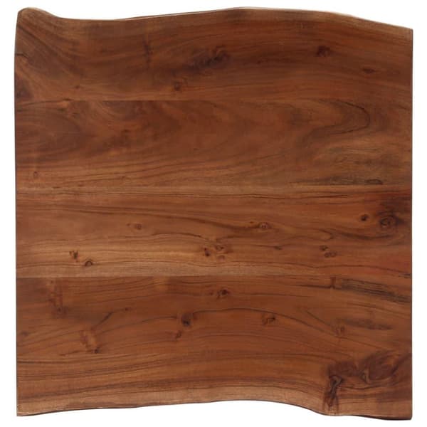 vidaXL Sofabord med livlige kanter 60x60x40 cm heltre akasie