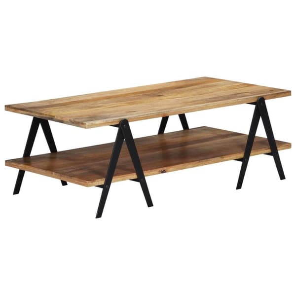 vidaXL sofabord 115 x 60 x 40 cm massivt mangotræ
