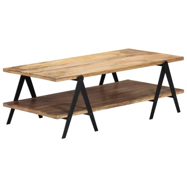 vidaXL sofabord 115 x 60 x 40 cm massivt mangotræ