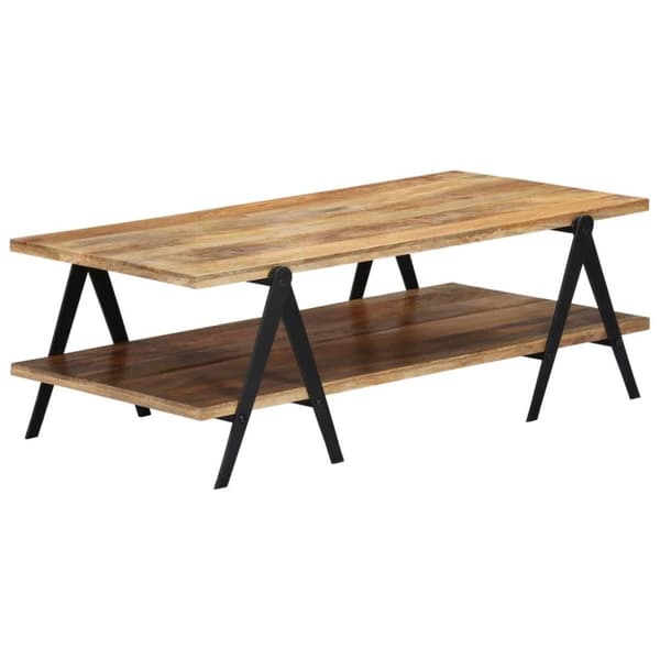 vidaXL sofabord 115 x 60 x 40 cm massivt mangotræ
