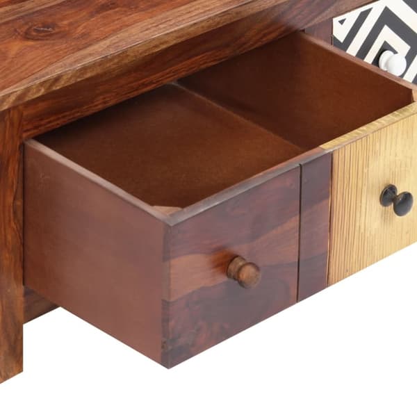 vidaXL sofabord 90x50x30 cm massivt sheeshamtræ