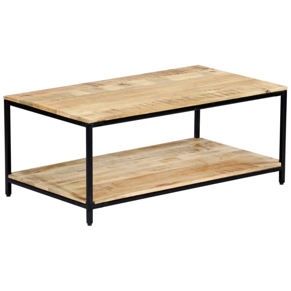 vidaXL Soffbord 110x60x45 cm massivt mangoträ