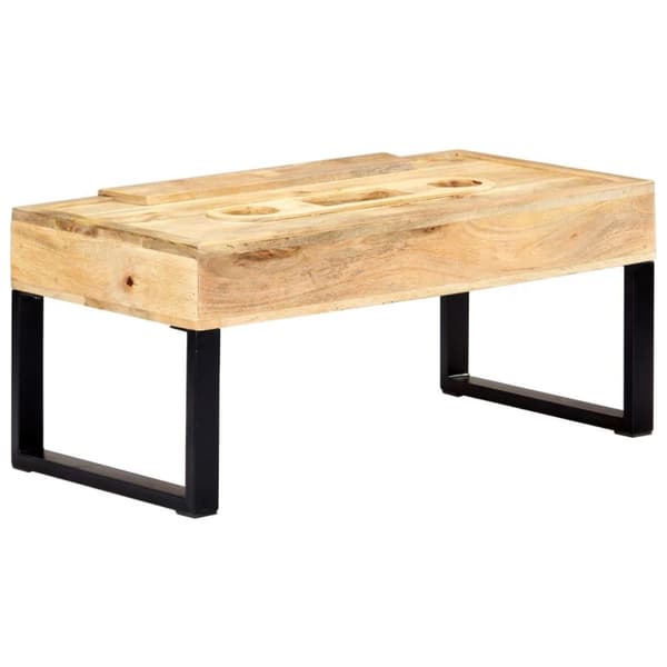 vidaXL Sofabord kassett-stil 100x52x45 cm heltre mango change2