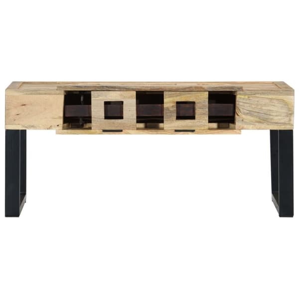 vidaXL Sofabord kassett-stil 100x52x45 cm heltre mango change2