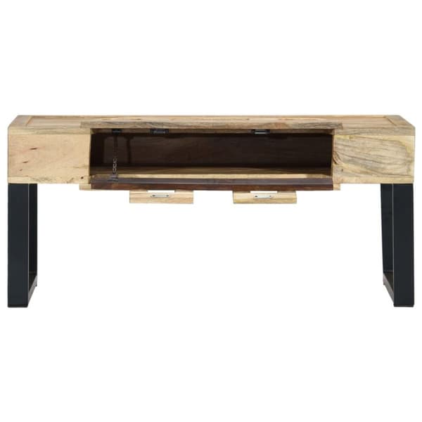 vidaXL Sofabord kassett-stil 100x52x45 cm heltre mango change2