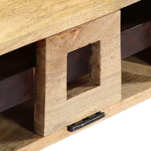 vidaXL Sofabord kassett-stil 100x52x45 cm heltre mango change2