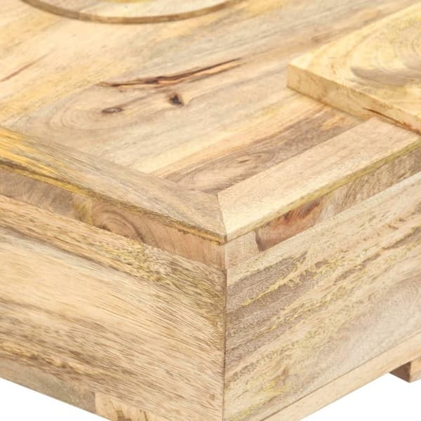 vidaXL Sofabord kassett-stil 100x52x45 cm heltre mango change2