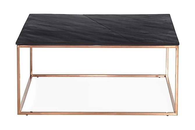 Carrie Sofabord 60 cm Skiffer Sort/Kobber