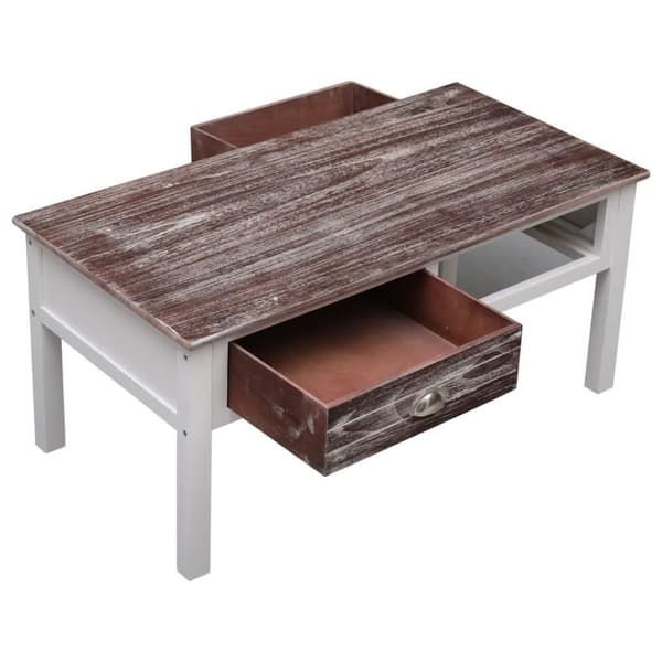 vidaXL sofabord 100 x 50 x 45 cm træ brun