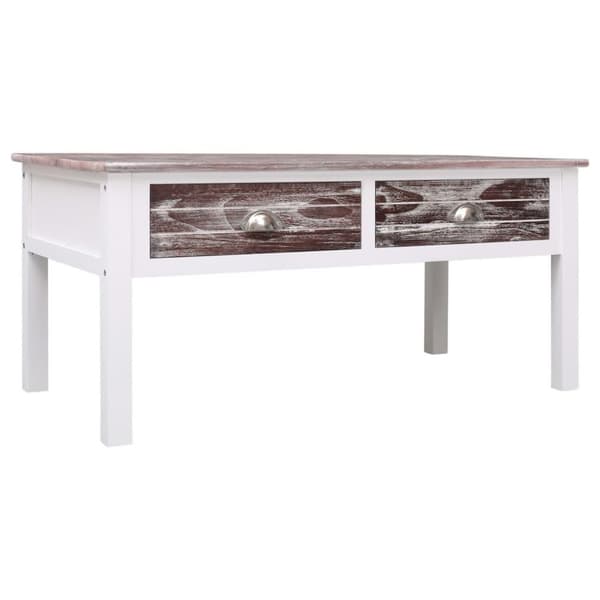 vidaXL sofabord 100 x 50 x 45 cm træ brun
