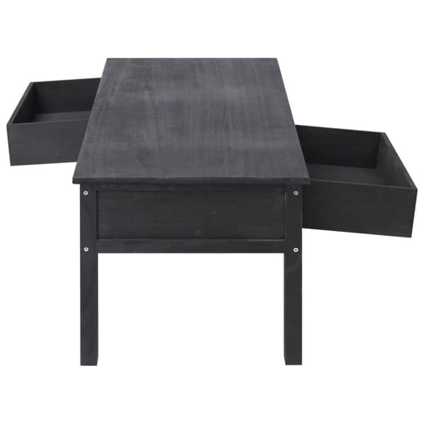 vidaXL sofabord 100 x 50 x 45 cm træ sort