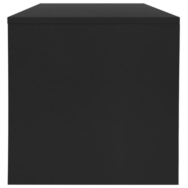 vidaXL Sohvapöytä musta 100x40x40 cm tekninen puu
