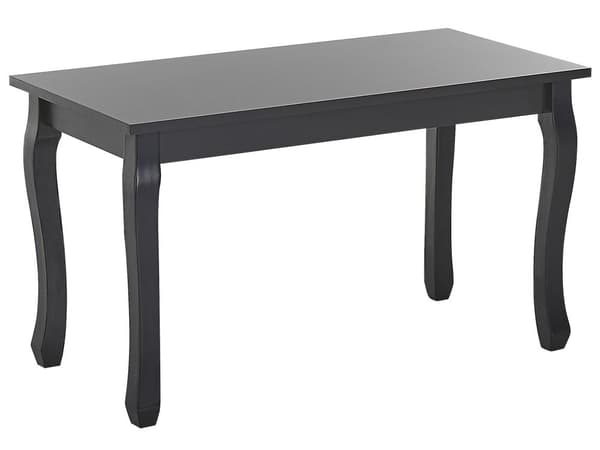 Sofabord Sort MDF 80 x 40 cm Rektangulært Bord Fransk Chic