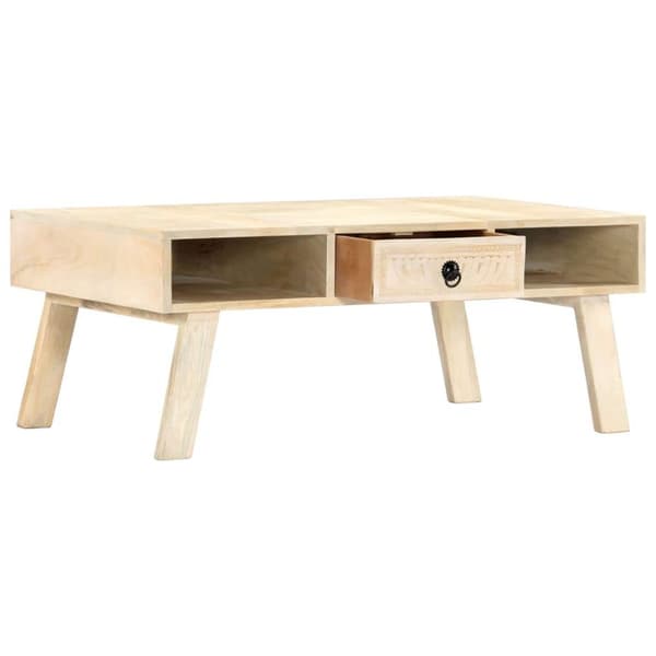 vidaXL sofabord 100 x 60 x 40 cm massivt mangotræ