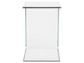 Miniatyrbillede 5 af 7: Transparent Hærdet Glasbord 61 x 40 cm Glamourøs Moderne Stil