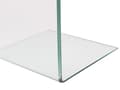 Miniatyrbillede 7 af 7: Transparent Hærdet Glasbord 61 x 40 cm Glamourøs Moderne Stil