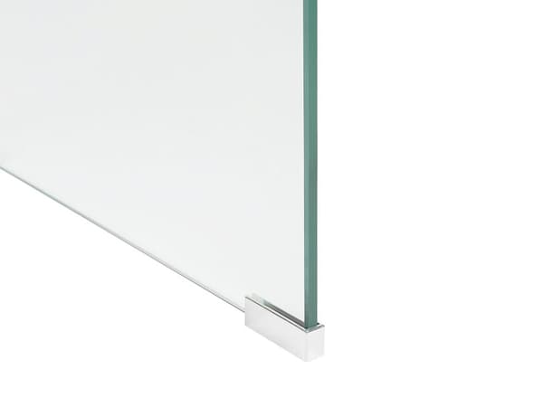 Soffbord Transparent glas 100 x 50 cm Rektangulär Minimalistisk