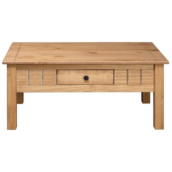 vidaXL Sohvapöytä 100x60x45 cm täysi mänty Panama-sarja