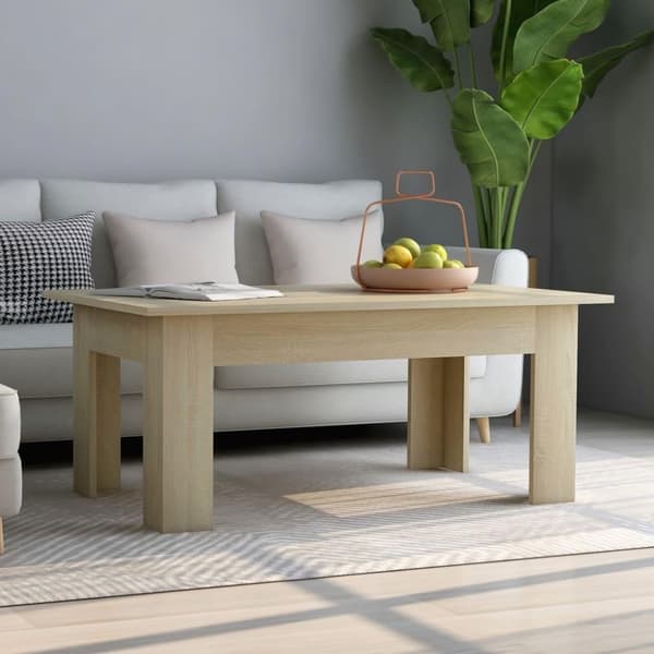 vidaXL Sofabord sonoma eik 100x60x42 cm konstruert tre change2