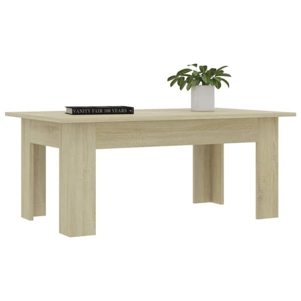 vidaXL Sofabord sonoma eik 100x60x42 cm konstruert tre change2