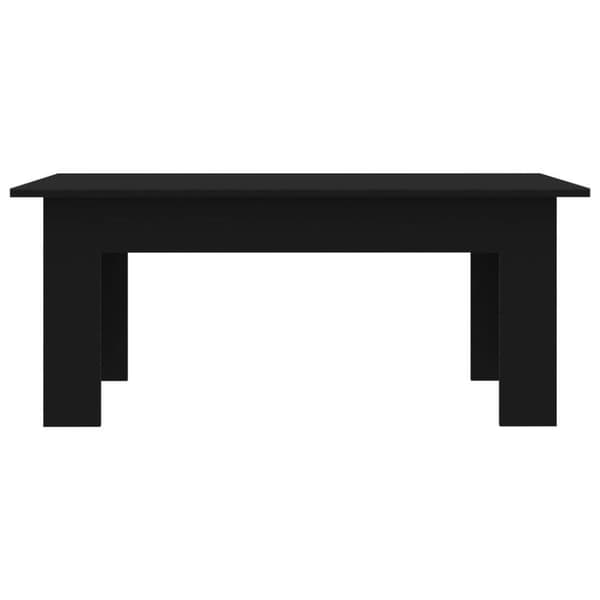 vidaXL sofabord 100x60x42 cm konstrueret træ sort