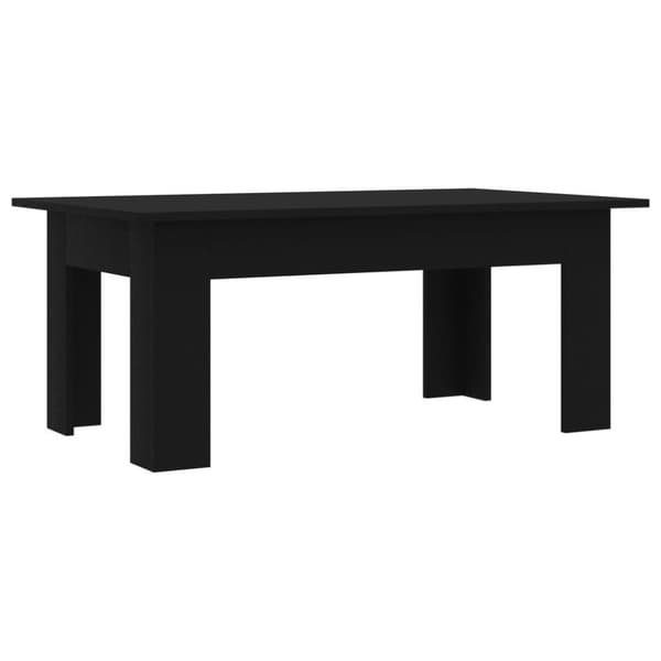 vidaXL sofabord 100x60x42 cm konstrueret træ sort