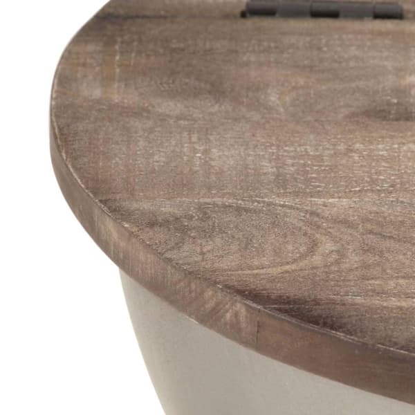 vidaXL Skålformade soffbord 2 st massivt mangoträ