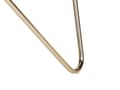 Miniatyrbillede 5 af 6: Sidebord Hvid Guld Metalstel og Hærdet Glas ø 50 x 55 cm Dekorativ Rund Hjørnebord til Stue Glamour Indretning Tilbehør