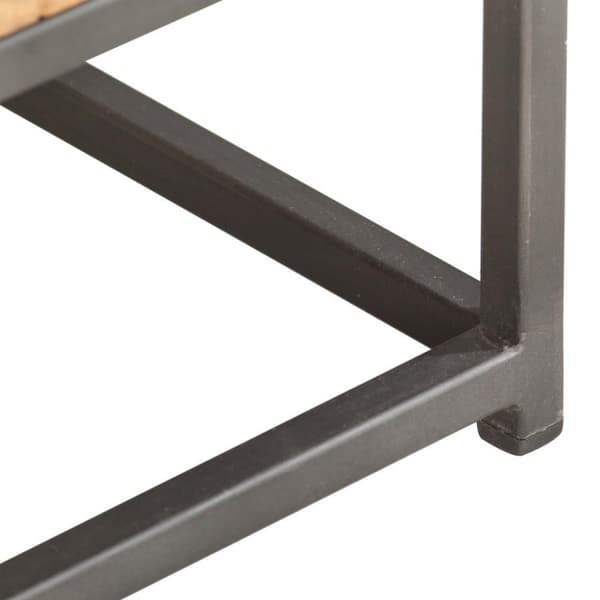 vidaXL sofabord 90x50x35 cm massivt genbrugstræ