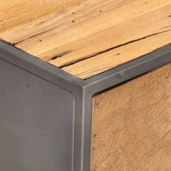 vidaXL Soffbord 90x50x35 cm massivt återvunnet trä