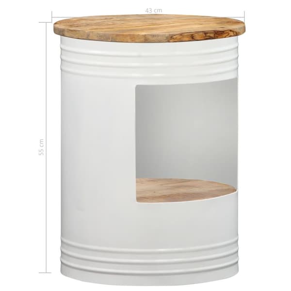 vidaXL Sofabord 43x55 cm heltre mango change2