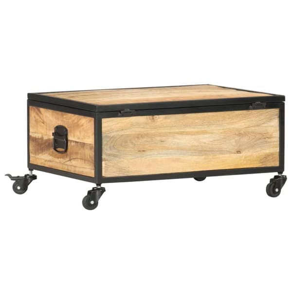 vidaXL sofabord 70x50x33 cm massivt mangotræ