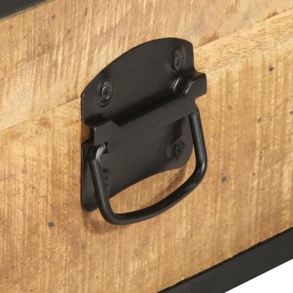 vidaXL sofabord 70x50x33 cm massivt mangotræ