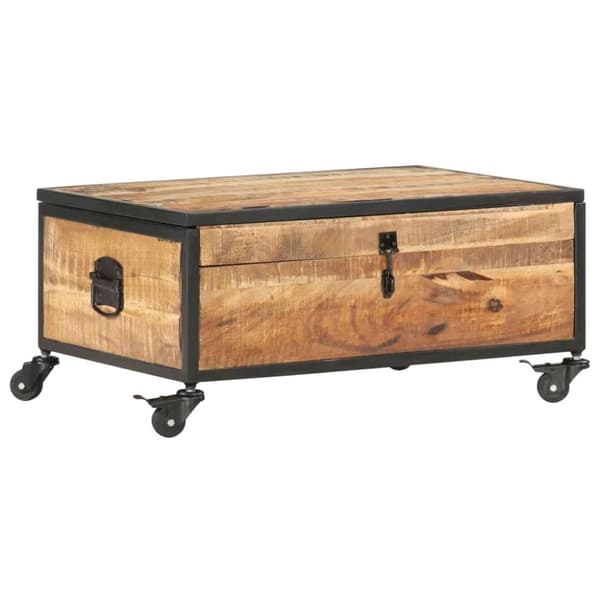 vidaXL sofabord 70x50x33 cm massivt mangotræ