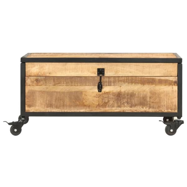 vidaXL sofabord 70x50x33 cm massivt mangotræ