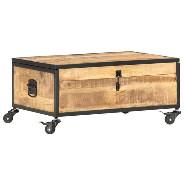 vidaXL sofabord 70x50x33 cm massivt mangotræ