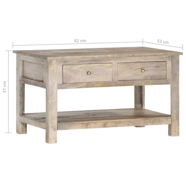 vidaXL Sofabord 82x52x47 cm heltre mango change2