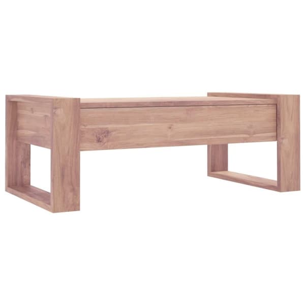vidaXL sofabord 110x60x40 cm massivt teaktræ
