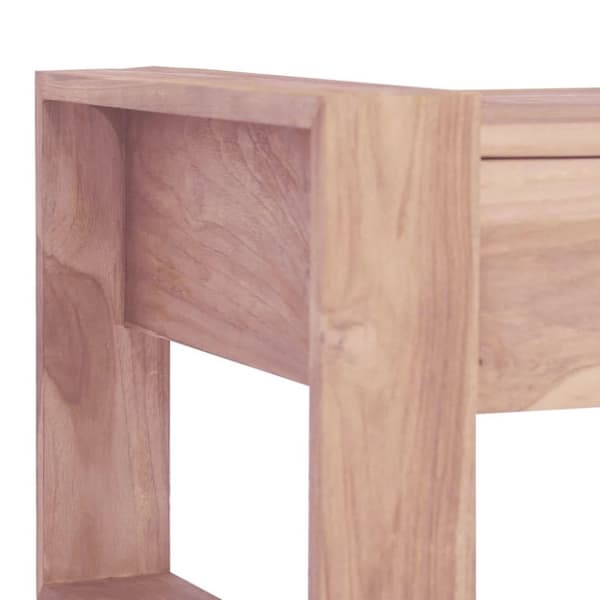 vidaXL sofabord 110x60x40 cm massivt teaktræ