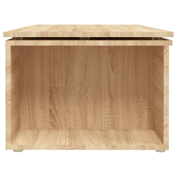 vidaXL Soffbord sonoma-ek 150x50x35 cm konstruerat trä