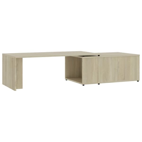 vidaXL Soffbord sonoma-ek 150x50x35 cm konstruerat trä